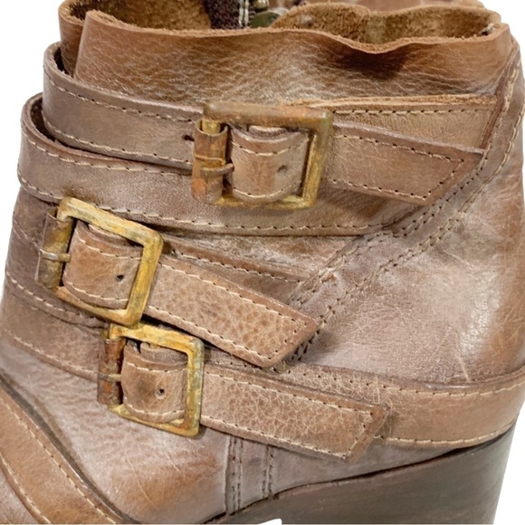 Freebird by Steven Santo Leather Ankle Boots Size 6 - Picture 8 of 12